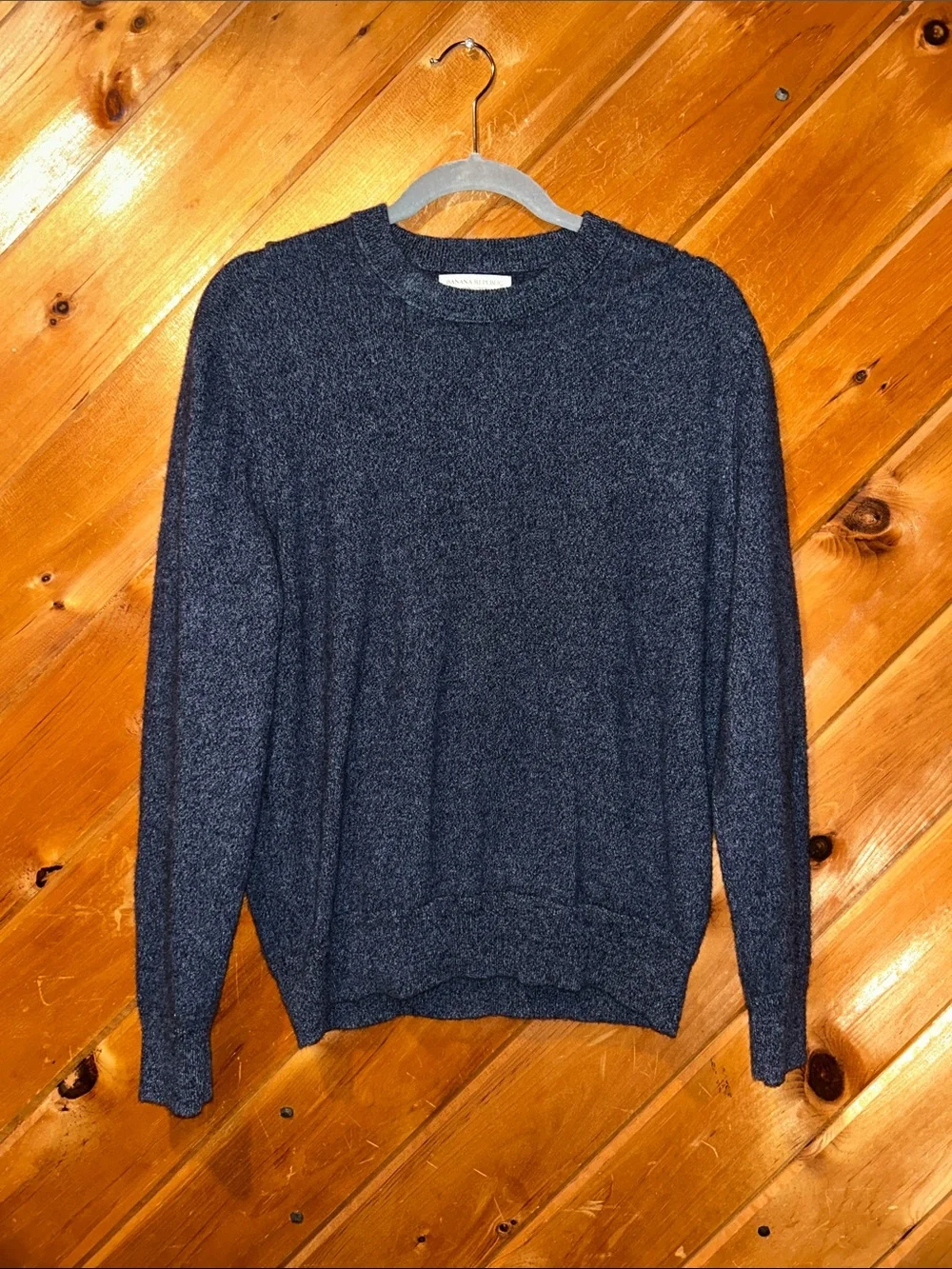 Banana Republic 100% Cashmere Sweater in Atmospheric Blue